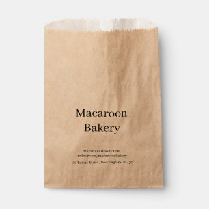 Bolsa De Papel Bolsas favoritas - Diseño de Macaroon