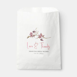 Bolsa De Papel Bolsas Rustic Fall Bridal Shower Favorito Personal
