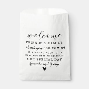 Bolsa De Papel Bolso de favores de boda personalizado gracias