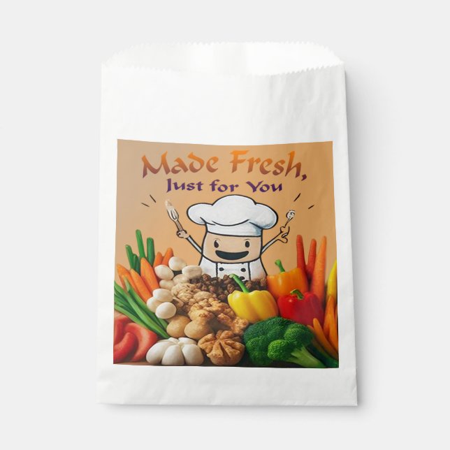 Bolsa De Papel Bolso de papel fresco hecho (Anverso)