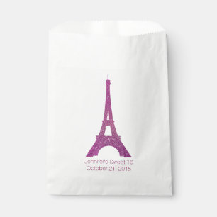 Bolsa De Papel Bolso del favor del dulce 16 del tema de París
