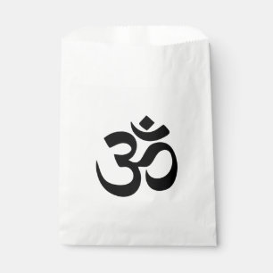 Bolsa De Papel Bolso del favor del símbolo de OM