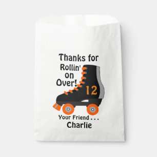 Bolsa De Papel ¡Bolso del favor o del fiesta del patín de rueda