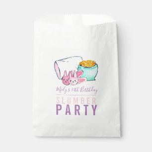 Bolsa De Papel Bolso lindo del favor de fiesta de pijamas del