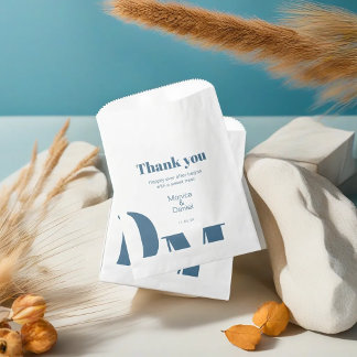 Bolsa De Papel bolso mínimo de moda azul pastel