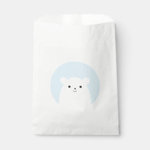 Bolsa De Papel Bolsos del favor del oso polar del Peekaboo