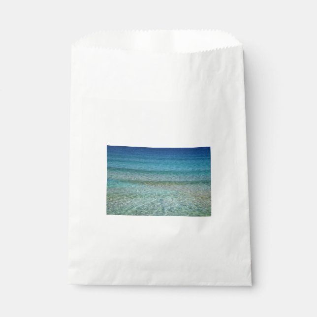 Bolsa De Papel Bonita playa de arena (Anverso)