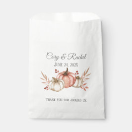 Bolsa De Papel Bonito Caída Calabaza Bouquet Boda