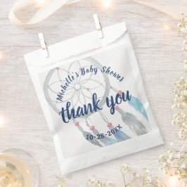 Bolsa De Papel Bonito Dreamcatcher Boho Baby Shower Gracias