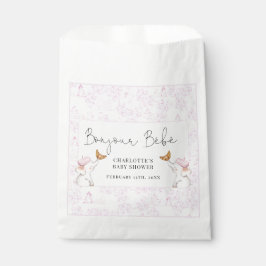 Bolsa De Papel Bonjour Bebe Romantic Chica Baby Shower