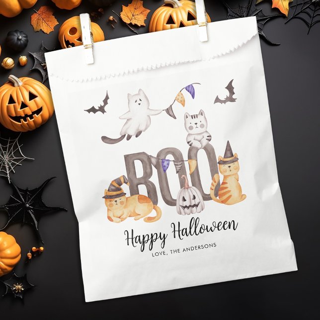 Bolsa De Papel Boo cute Feliz Halloween Gates Fantasmas De Niños  (Subido por el creador)
