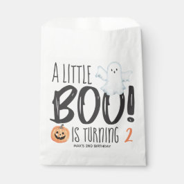 Bolsa De Papel Boo Ghost Jack O'Lantern Halloween Cumpleaños
