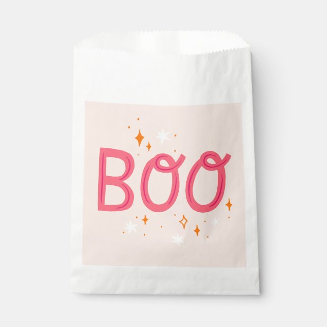 Bolsa De Papel Boo Halloween (Anverso)