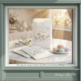 Bolsa De Papel Bosque Encantado Magia de Cuentos de Hadas