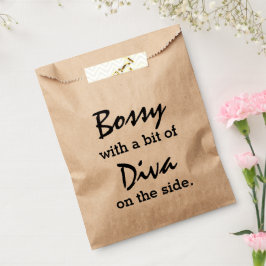 Bolsa De Papel Bossy Con Un Poco De Diva