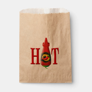 Bolsa De Papel Botella de salsa picante