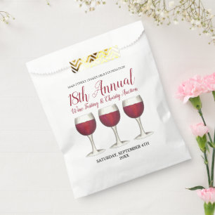 Bolsa De Papel Botella de vidrio de invierno Vino Rojo Tasting Vi