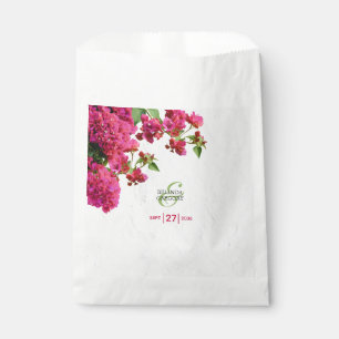 Bolsa De Papel Bougainvillea Boda de la isla griega mediterránea
