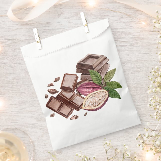 Bolsa De Papel Bouquet de chocolate (Cortado)