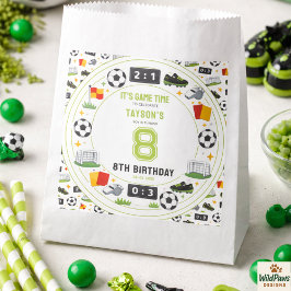 Bolsa De Papel Boys Modern Sports Soccer Kids 8th Birthday Party