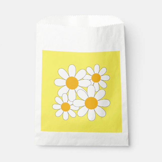 Bolsa De Papel Bright and Bold Daisy (Anverso)
