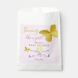 Bolsa De Papel Brillante Como Un Ilustracion De Acuarela Chica