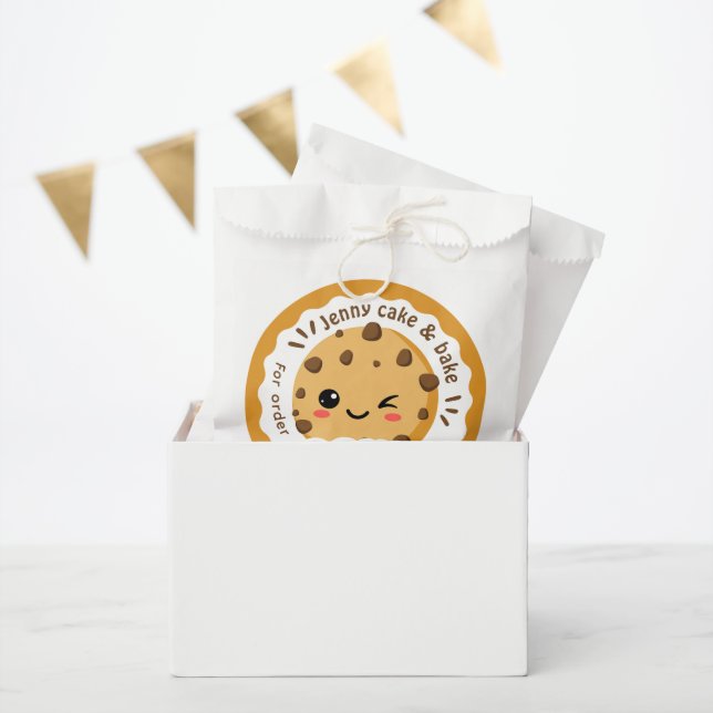Bolsa De Papel Brown cookies & sweet business  (Fiesta)