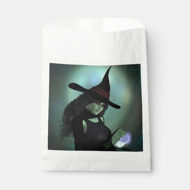 Bolsa De Papel Bruja malvada lanzando un golpe (Anverso)