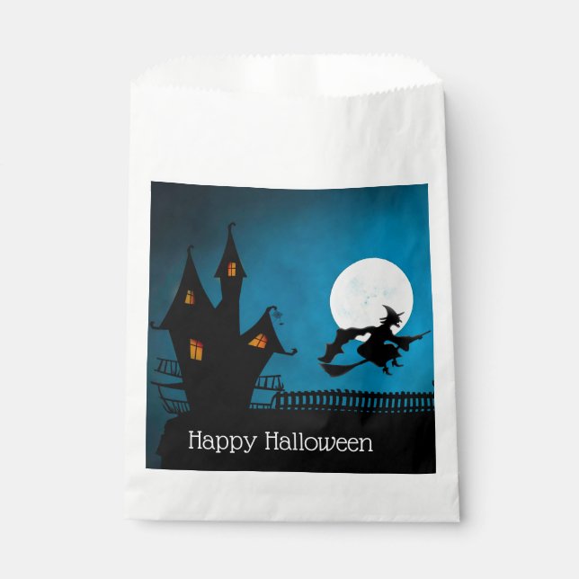 Bolsa De Papel Bruja voladora (Anverso)