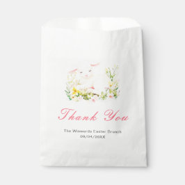 Bolsa De Papel Brunch de Pascua de Cordero de Primavera