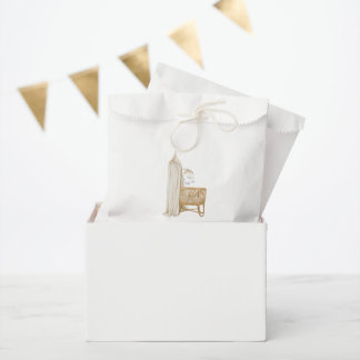 Bolsa De Papel Brunch Neutral Boho Baby