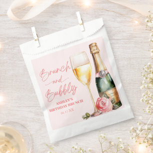 Bolsa De Papel Brunch y Bubbly Mimosa Champagne Brunch de cumplea