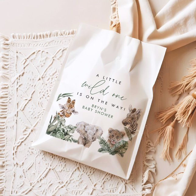 Bolsa De Papel BRYN Cute Jungle Safari Baby Baby Shower Animal (Subido por el creador)