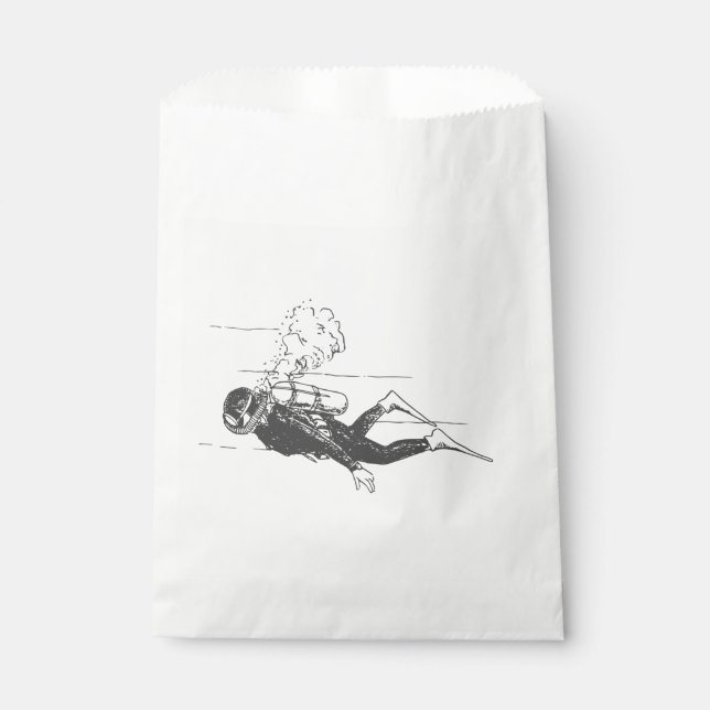 Bolsa De Papel Buceador de Scuba (Anverso)