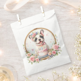 Bolsa De Papel Bulldog francés "Cute Pastel" - Cumpleaños