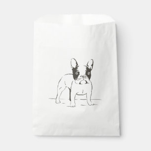 Bolsa De Papel Bulldog francés de cachorros Perro francés Fiest