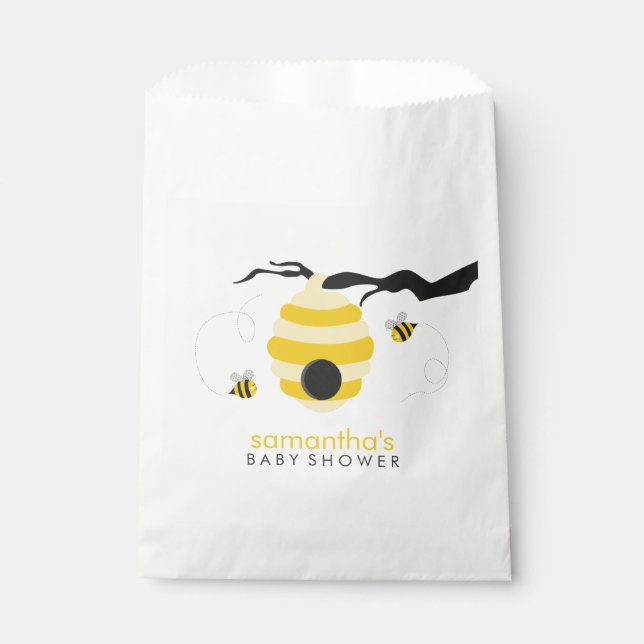 Bolsa De Papel Bumble Bebe Baby Shower (Anverso)