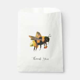 Bolsa De Papel BumbleBee cargando polen - Gracias