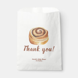 Bolsa De Papel Bun in the oven Baby Shower Thank you