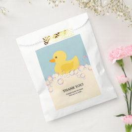 Bolsa De Papel Burbujas de Rubber Ducky Bubbles Baby Shower