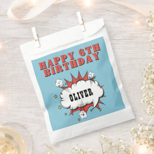 Bolsa De Papel Burosa burbuja del discurso cómico de superhéroes 