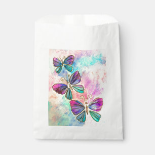 Bolsa De Papel Butterflies Flying Favor Bag Spring Gift