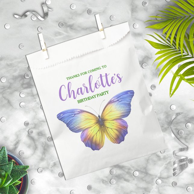 Bolsa De Papel Butterfly Party Favor You (Subido por el creador)