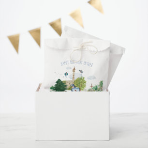Bolsa De Papel Caballeros & Dragones   Cumpleaños Medieval Real  
