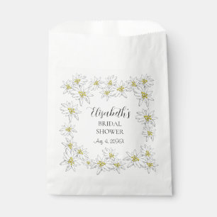 Bolsa De Papel Cabaña de flores silvestres Edelweiss para despedi