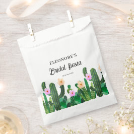 Bolsa De Papel Cacti flowers  Bridal Fiesta 