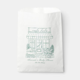 Bolsa De Papel Cafe Bebe Cumpleaños de Baby Shower