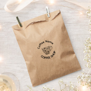 Bolsa De Papel Café Obsesivo de Barista Lindo