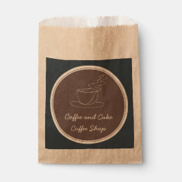 Bolsa De Papel Café y Pastel Coffee Shop