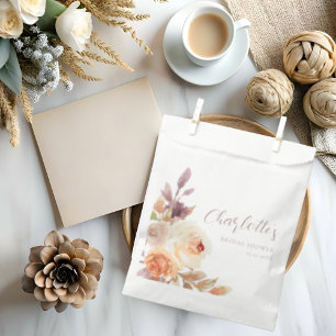 Bolsa De Papel Caída Bohemia Floral Bridal Shower